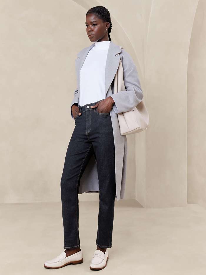 Inside view of a Banana Republic Factory store