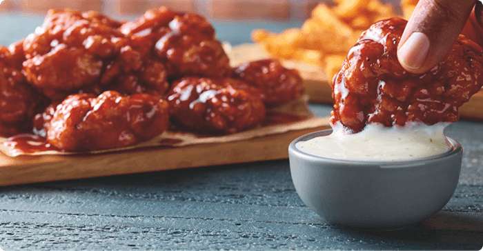 Pizza Hut wings offer