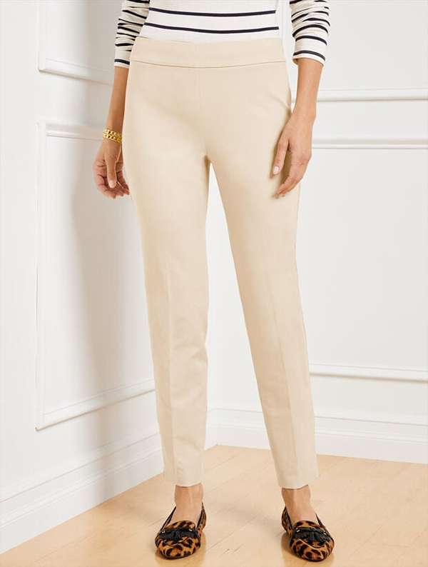 Excited shoppers at Talbots enjoying discounts